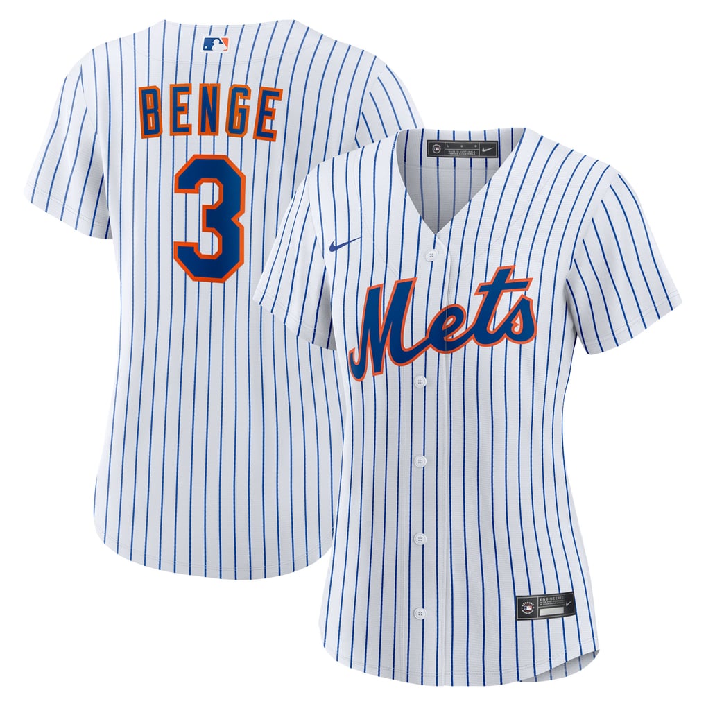 Carson Benge New York Mets Nike Women's Home Replica Jersey - White