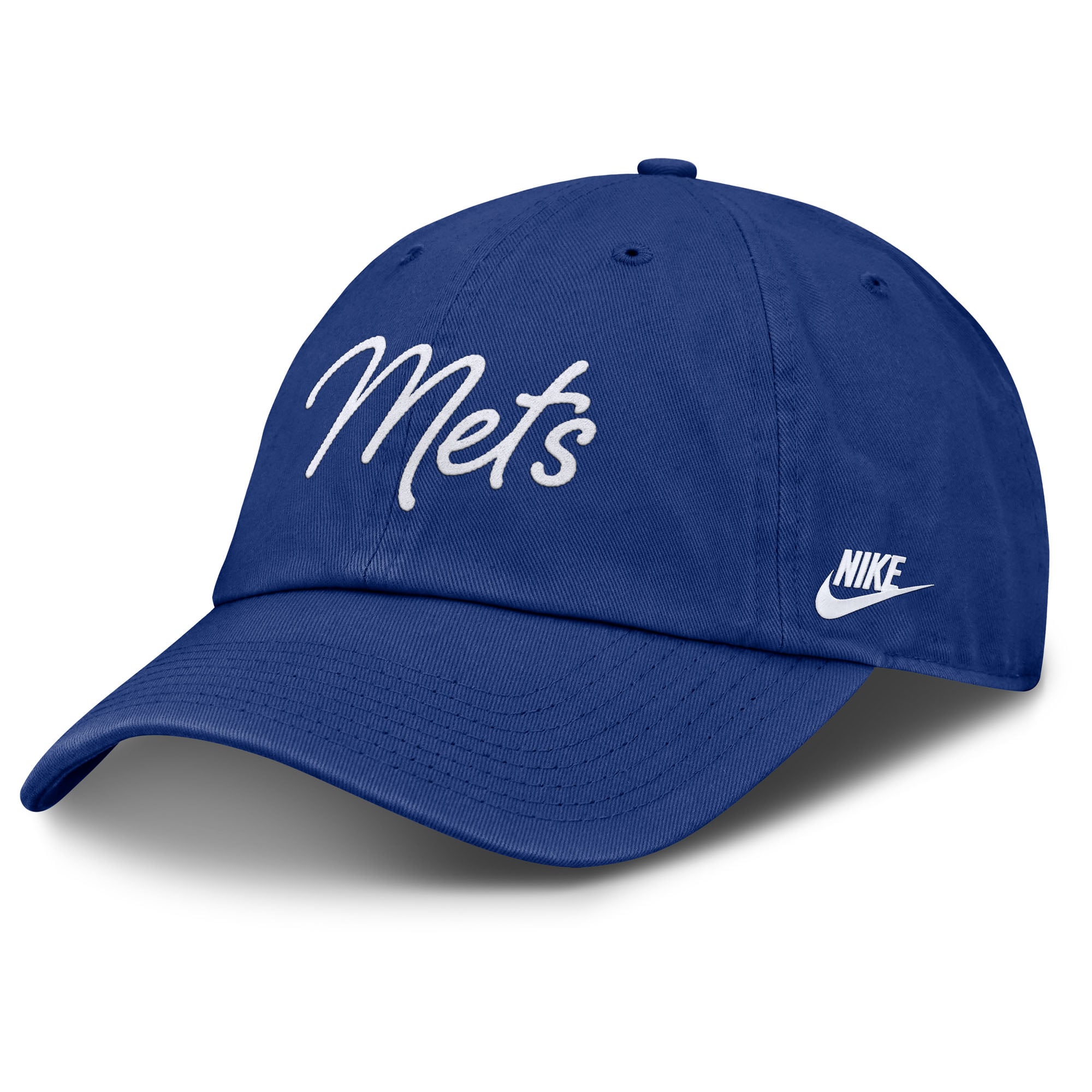 Women's New York Mets Nike Royal Cooperstown Club Script Adjustable Hat