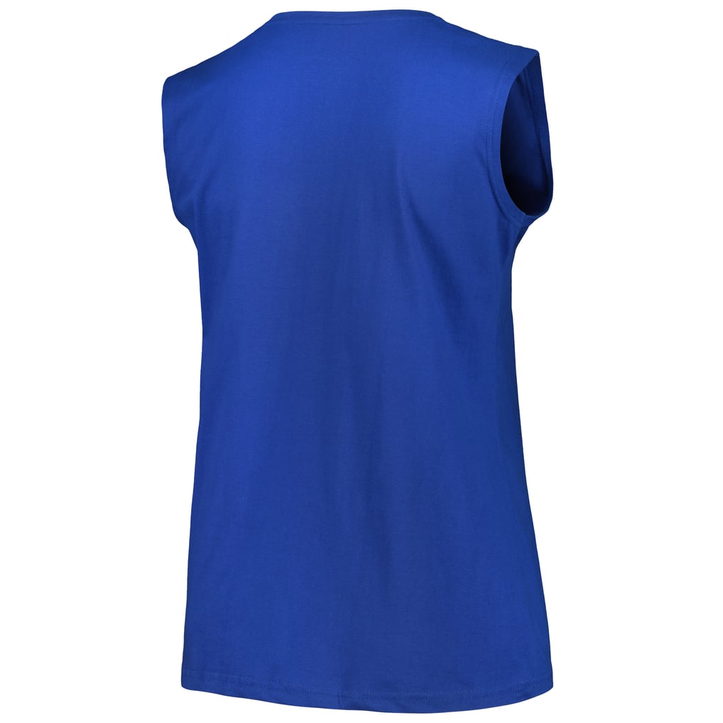 New York Mets Profile Women's Plus Size Tank Top - Royal