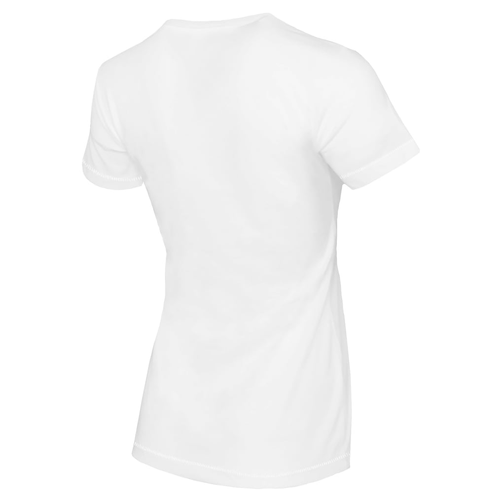 Women's New York Mets Tiny Turnip White Logo Grid T-Shirt