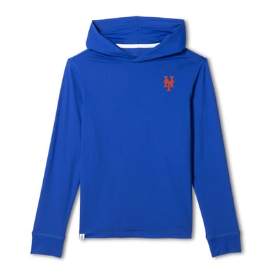 New York Mets Johnnie-O Youth Durant Long Sleeve Hooded T-Shirt - Royal
