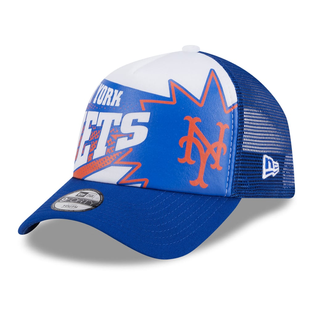 Youth New York Mets New Era Royal Boom 9FORTY Adjustable Hat