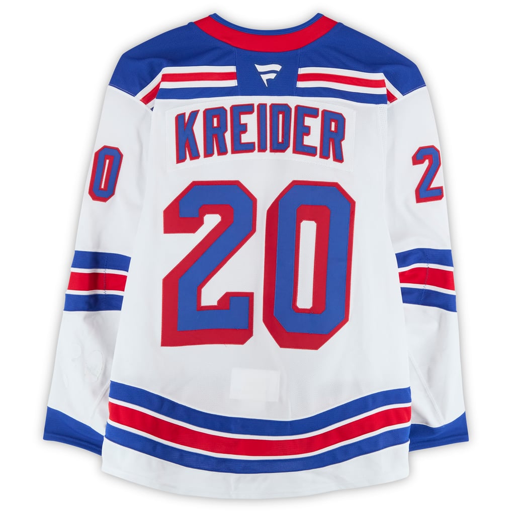 Maillot Chris Kreider New York Rangers Domicile - Taille 22X30, Bleu, Neuf Fanatics