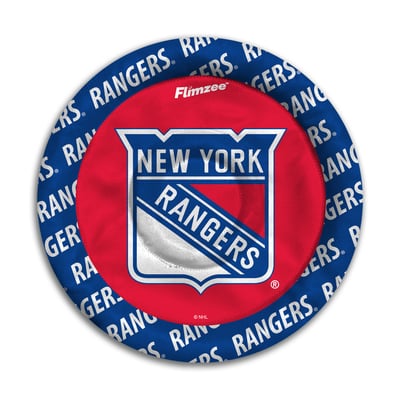 New York Rangers Fanpoint Flimzee Bean Bag Flying Disc