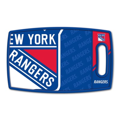New York Rangers Fanpoint Logo Series Cutting Board