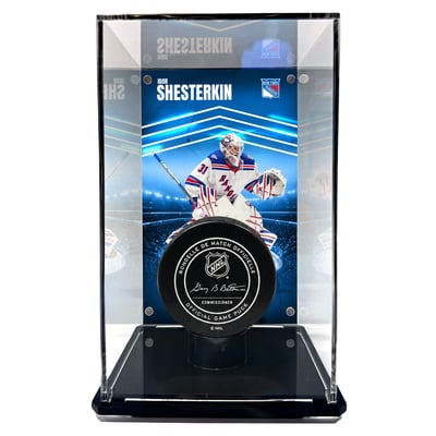 Igor Shesterkin New York Rangers Fanatics Authentic Tall Puck Display Case with Image