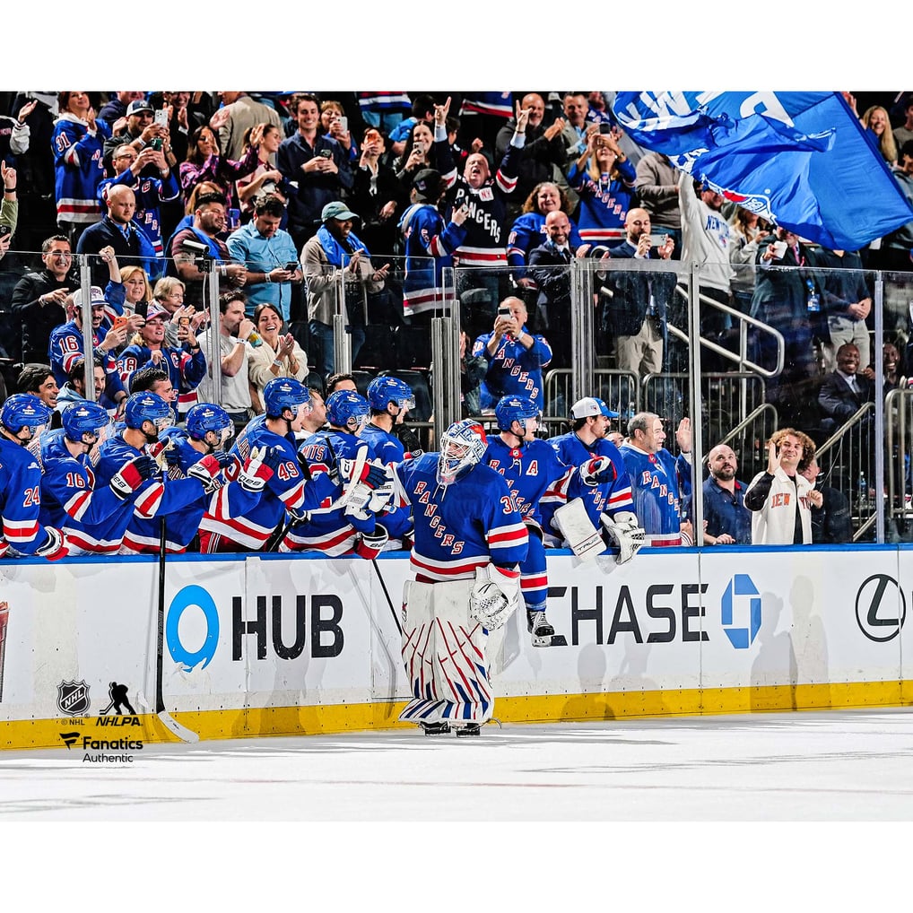 Igor Shesterkin New York Rangers Unsigned Fanatics Authentic First ...