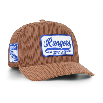 New York Rangers '47 Corduroy Patch Hitch Adjustable Hat - Tan