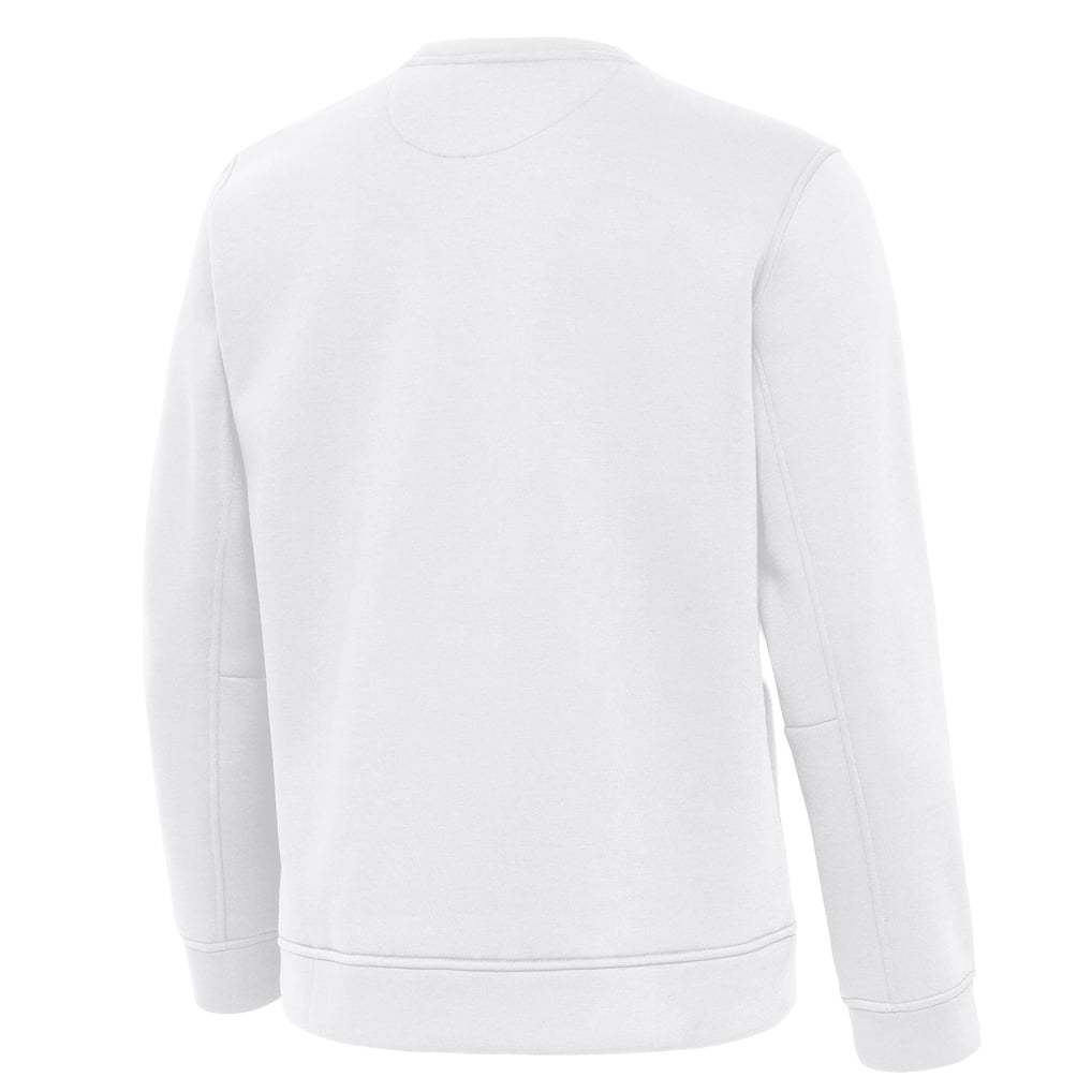 New York Rangers Antigua Relevant Lightweight Pullover Sweatshirt - White