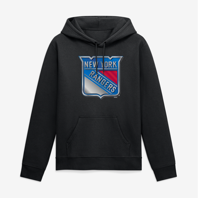 New York Rangers Big & Tall Forged Mascot Hoodie - Black