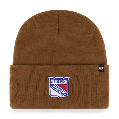 New York Rangers Carhartt x '47 Cuffed Knit Hat - Brown