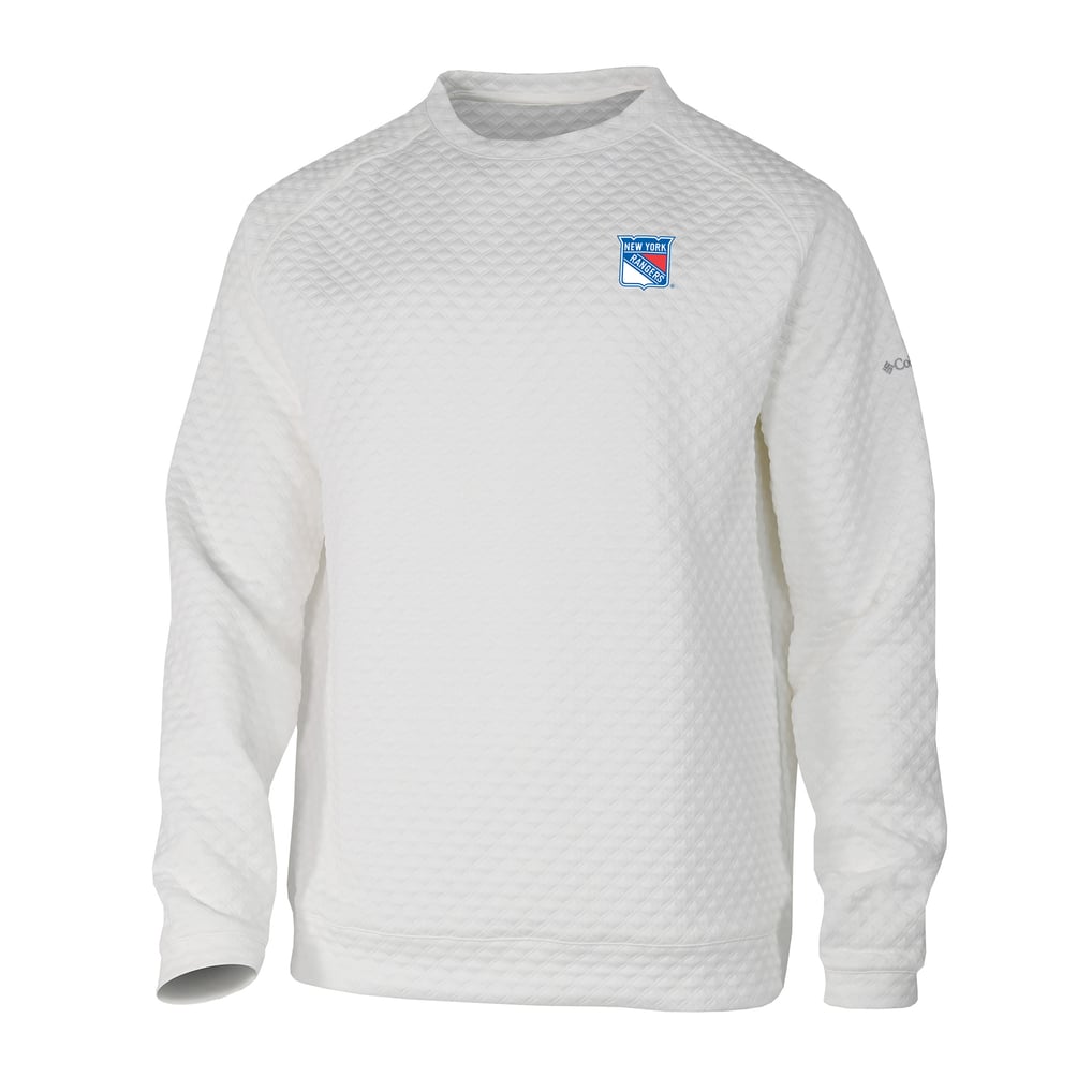 Men's New York Rangers Columbia White The Finder Sweatshirt