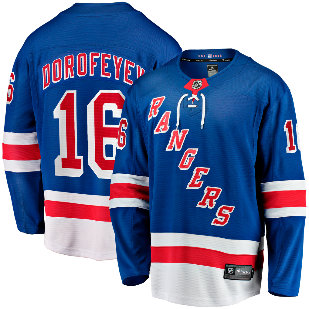 Men's New York Rangers Pavel Dorofeyev Fanatics Blue Home Breakaway Jersey
