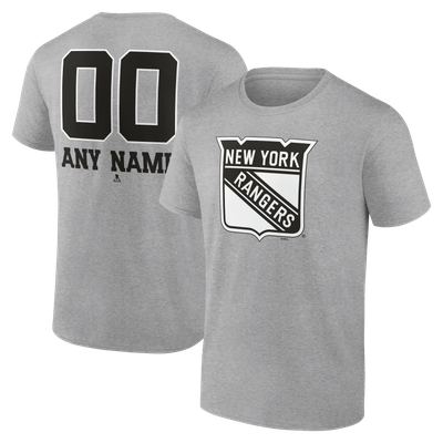 New York Rangers Custom Jersey Lettering Kit – Unsewn, ANY Name & Number, Made In Canada