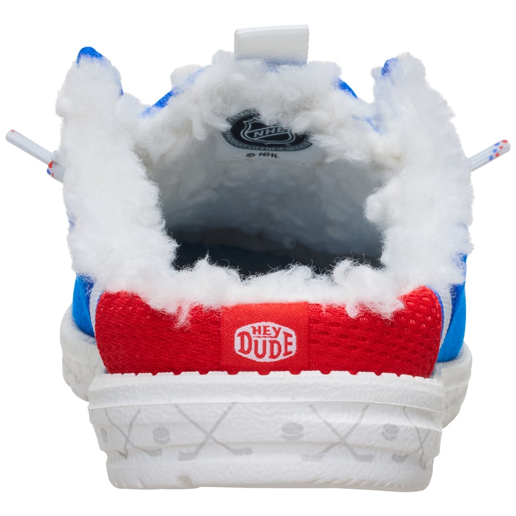 NHL NY Rangers Hey Dude Royal Blue Slippers with White Accents Men main image 2