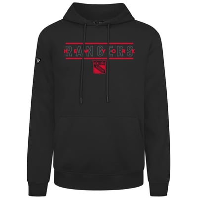 New York Rangers Levelwear Night Burst Podium Hoodie - Black