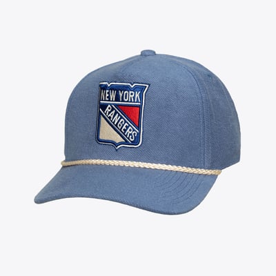  New York Rangers Mitchell & Ness Heritage Hues Pro Crown Snapback Hat - Blue