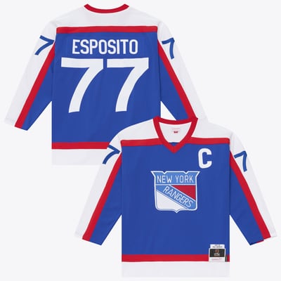 Phil Esposito New York Rangers Mitchell & Ness 1977/78 Power Play Jersey - Blue