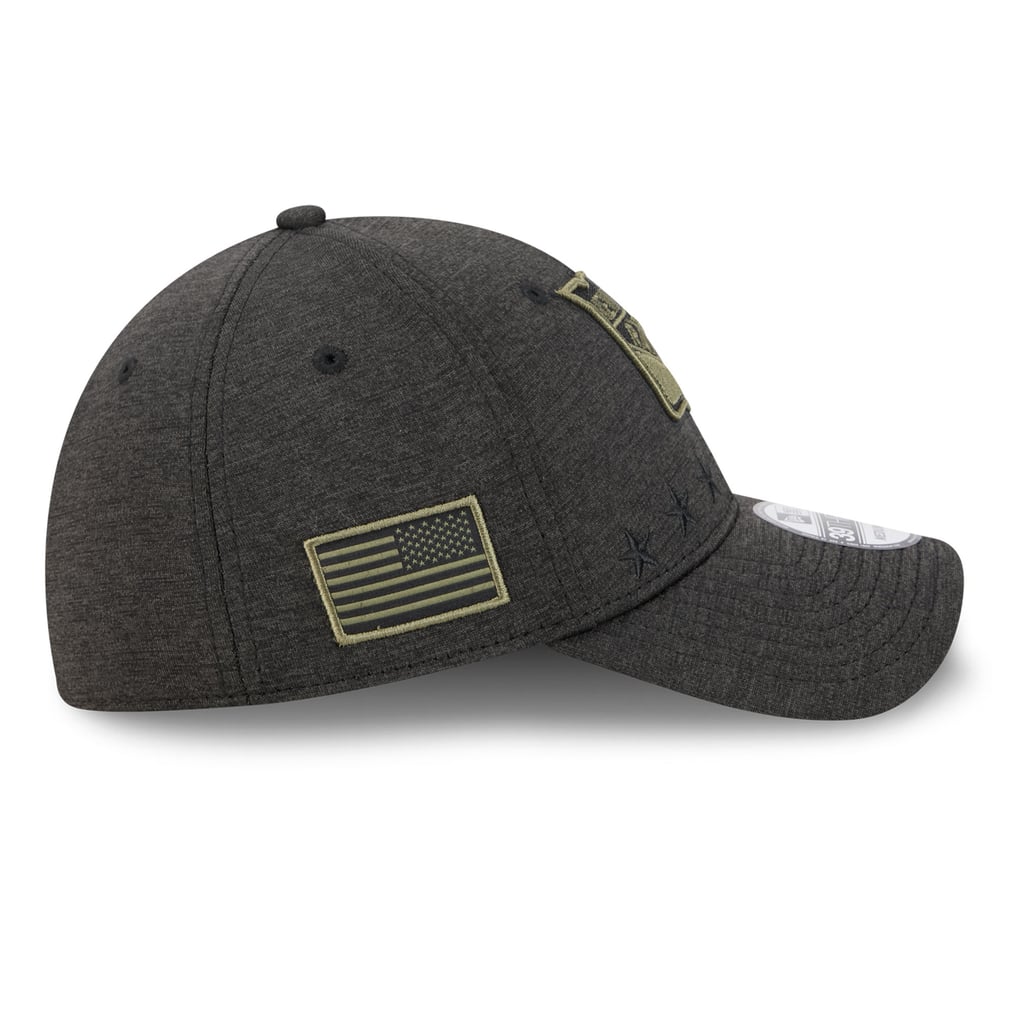 Men's New York Rangers New Era Black Stealth Mode Flex 39Thirty Stretch Hat