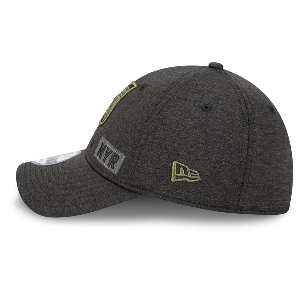 Men's New York Rangers New Era Black Stealth Mode Flex 39Thirty Stretch Hat