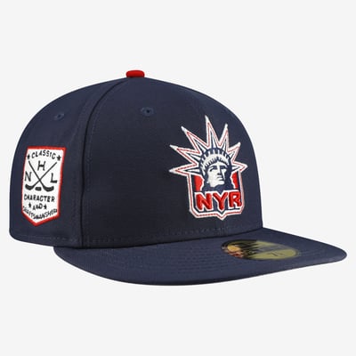 New York Rangers New Era Vintage Pack 59FIFTY Fitted Hat - Navy