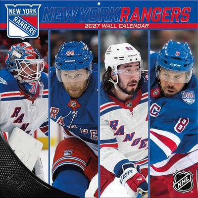 New York Rangers 2027 12” x 12” Team Wall Calendar