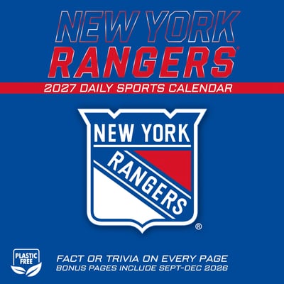 New York Rangers 2027 Box Calendar