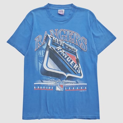 New York Rangers Capitol Sportswear 1994 T-shirt - Blue - S by Fanatics Real Vintage