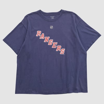 New York Rangers Reebok 2010s T-shirt - Navy - 2XL by Fanatics Real Vintage