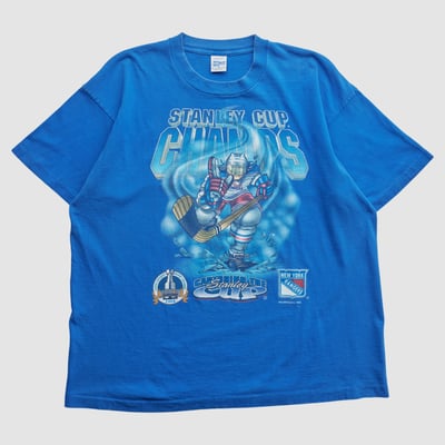 New York Rangers Salem Sportswear 1994 T-shirt - Blue - 2XL by Fanatics Real Vintage