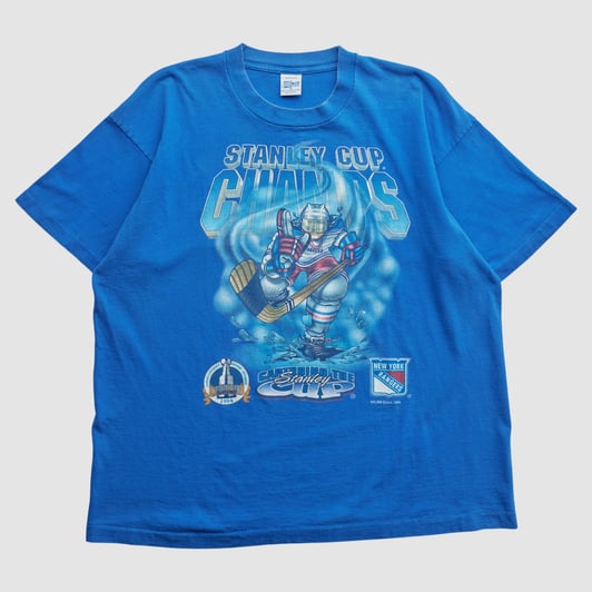 New York Rangers Salem Sportswear 1994 T-shirt - Blue - 2XL by Fanatics Real Vintage