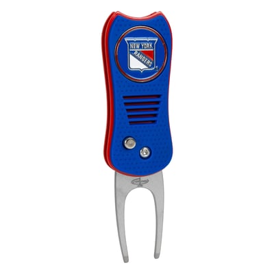 New York Rangers Switchblade Divot Tool With Magnetic Ball Marker