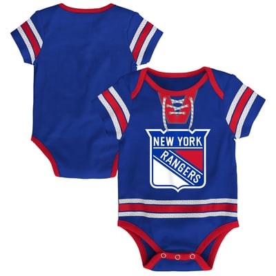  New York Rangers Outerstuff Newborn Hockey Bodysuit - Blue