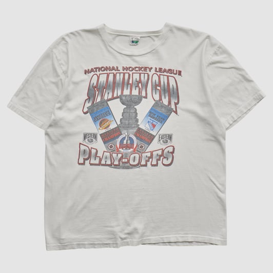 Stanley Cup Canadian Graphics West 1994 T-shirt - White - XL by Fanatics Real Vintage