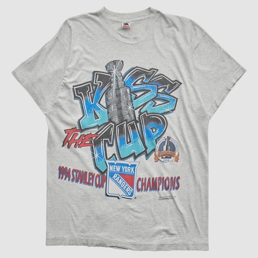 Stanley Cup Fruit of the Loom 1994 T-shirt - Heather Gray - XL by Fanatics Real Vintage