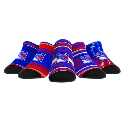  New York Rangers Rock Em Unisex Super Fan Five-Pack Low-Cut Socks Set - 
