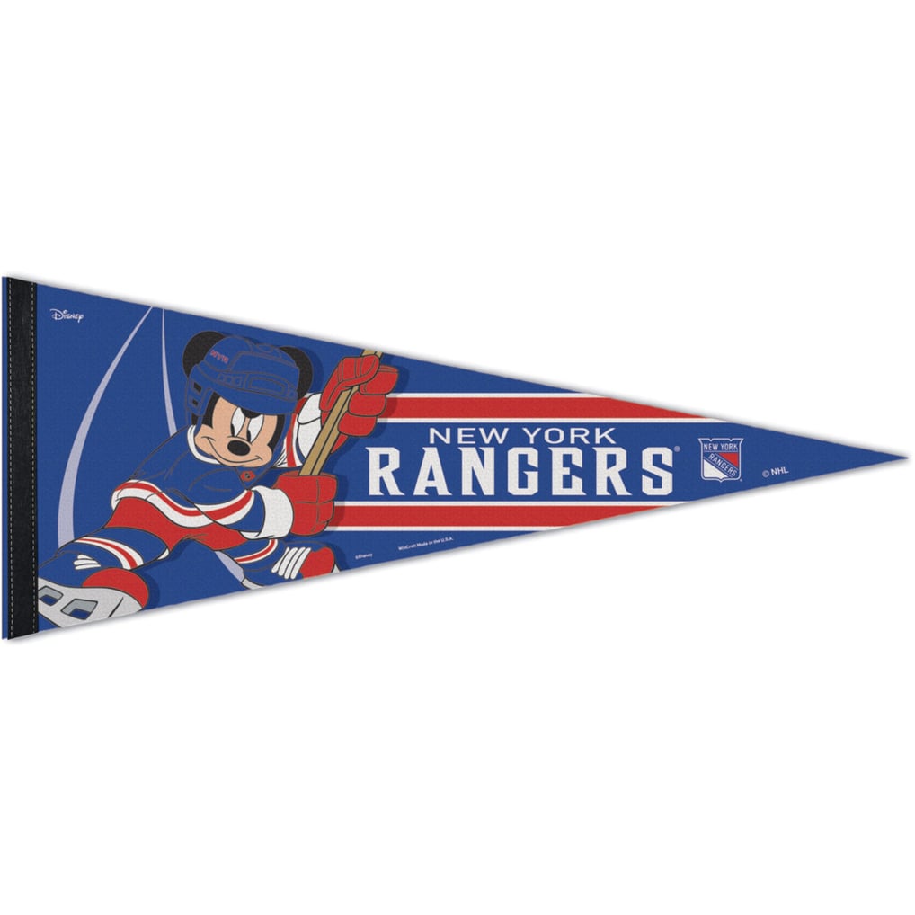 New York Rangers NHL Pennant – 12x30in Felt – WinCraft Official Merchandise