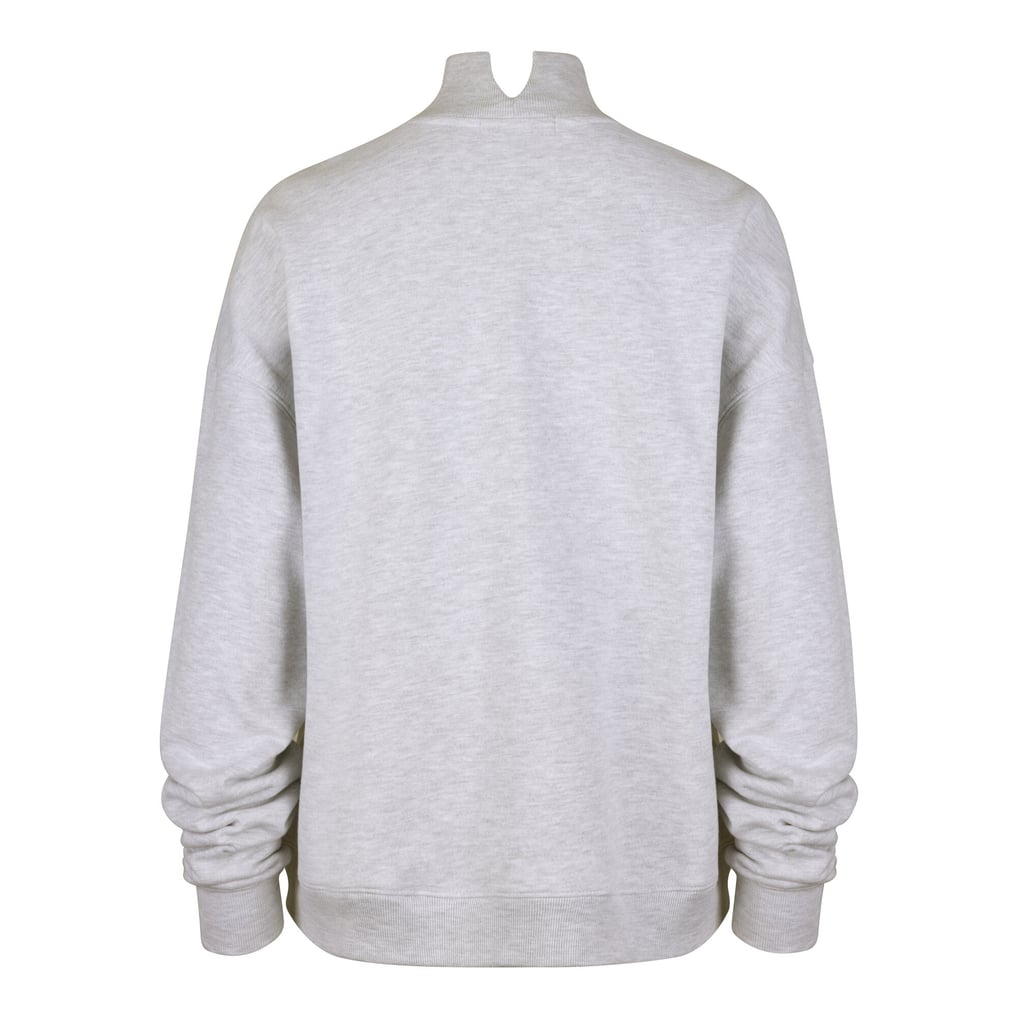 Women's New York Rangers '47 Gray Vantage Mock Neck Fleece Sweatshirt