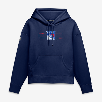 New York Rangers Fanatics Women's Authentic Pro Logo Pullover Hoodie - Navy