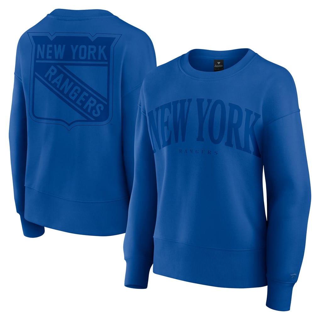  New York Rangers Fanatics Women's Elements Flow Pullover Sweatshirt - Royal