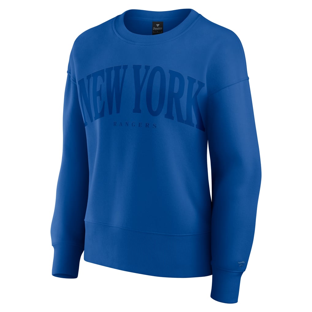  New York Rangers Fanatics Women's Elements Flow Pullover Sweatshirt - Royal