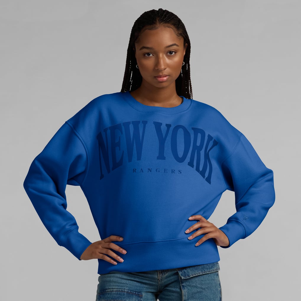  New York Rangers Fanatics Women's Elements Flow Pullover Sweatshirt - Royal