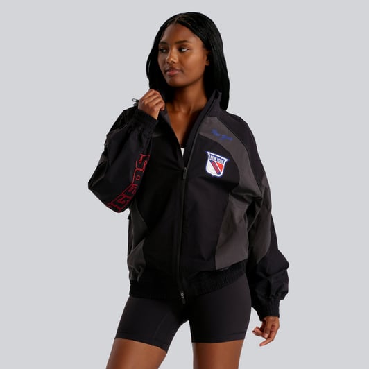 New York Rangers lululemon Women's Golden Hour Color Block Train Jacket - Black