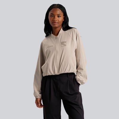 New York Rangers lululemon Women's Breezily Bomber Jacket - Downtown Tan