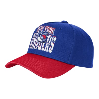 New York Rangers Outerstuff Youth Ice Breaker Adjustable Hat - Royal/Red