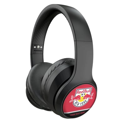 New York Red Bulls Keyscaper Personalized Solid Wireless Bluetooth Headphones With Case