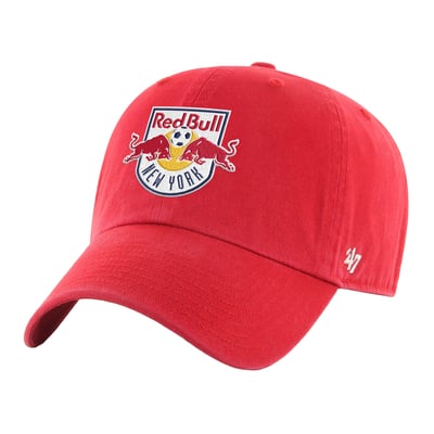  New York Red Bulls '47 Clean-Up Adjustable Hat - Red