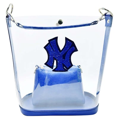  New York Yankees FABGATING by Cuce  Rhinestone Clear Purse