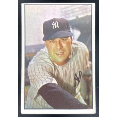 1953 Bowman Color #27 Vic Raschi