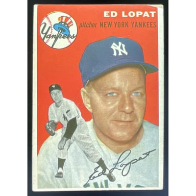 1954 Topps #5 Ed Lopat